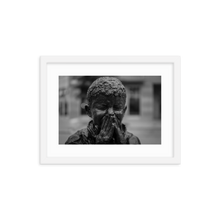 Framed Black & White Photo Print Poster "Boys Cry". Photography by Jacob Sellström. Printed on matte paper with wooden frame. Two sizes: 8x10, 12x16.