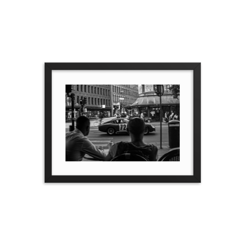 Framed Black & White Photo Print Poster 