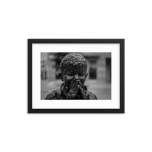 Framed Black & White Photo Print Poster "Boys Cry". Photography by Jacob Sellström. Printed on matte paper with wooden frame. Two sizes: 8x10, 12x16.